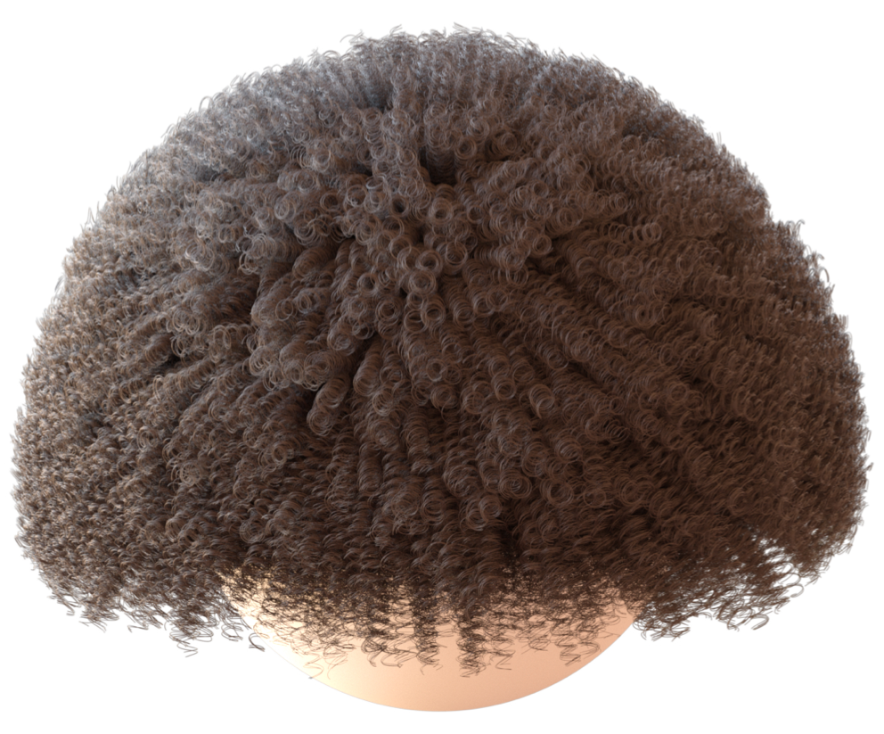 Lifted Curls: A Model for Tightly Coiled Hair Simulation